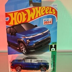 HotWheels Blue Electric Truck